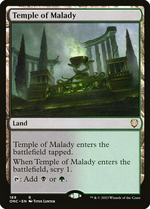 Temple of Malady Card Front