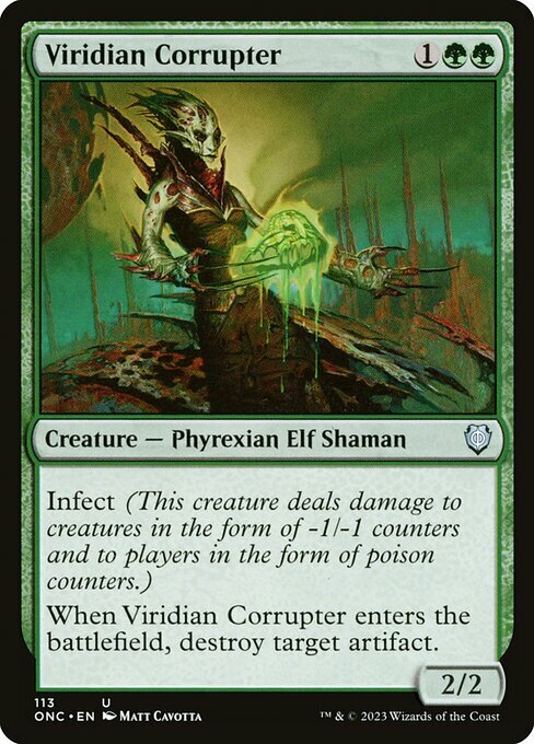 Viridian Corrupter Card Front