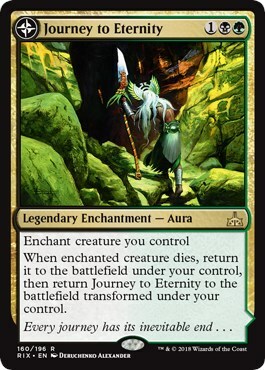 Journey to Eternity // Atzal, Cave of Eternity Card Front
