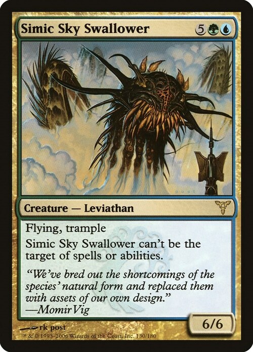 Simic Sky Swallower Card Front