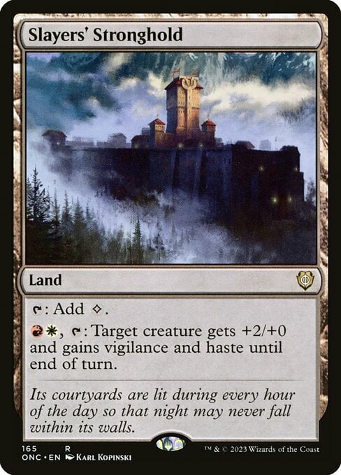 Slayers' Stronghold Card Front