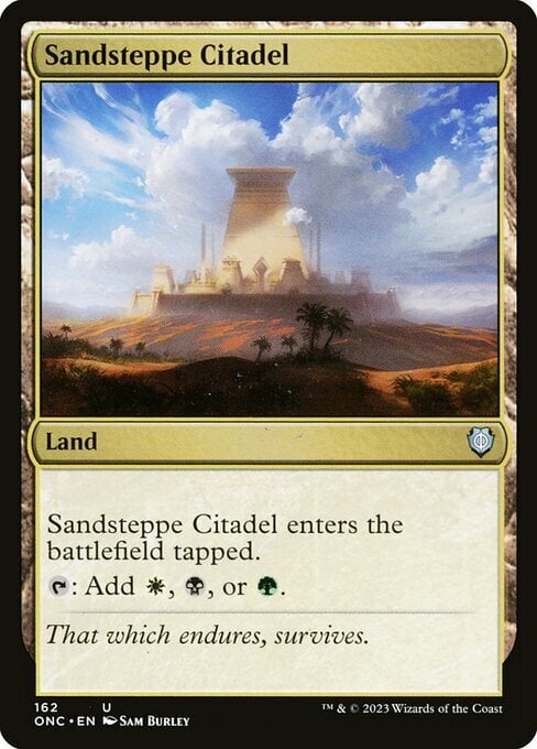 Sandsteppe Citadel Card Front