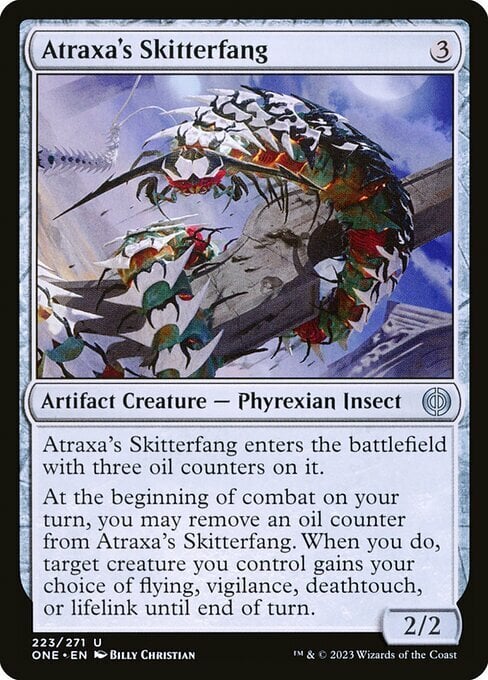Atraxa's Skitterfang Card Front