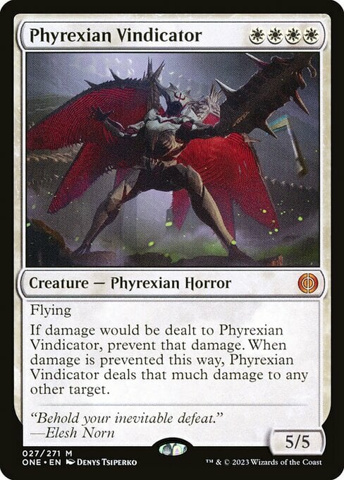 Phyrexian Vindicator Card Front