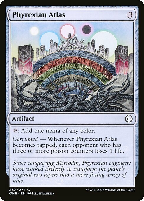 Phyrexian Atlas Card Front