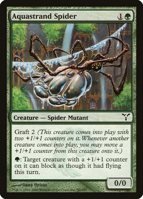 Aquastrand Spider Card Front