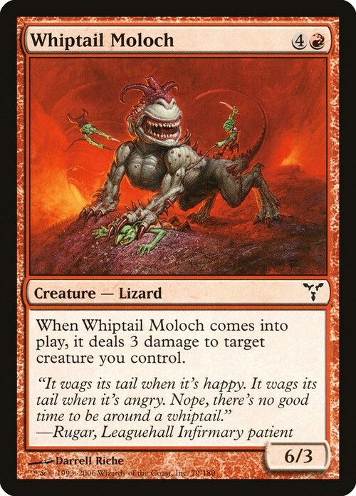 Whiptail Moloch Card Front