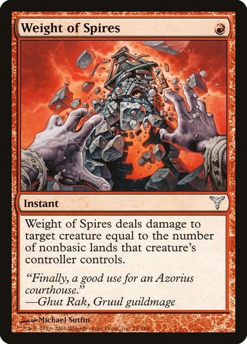 Weight of Spires Card Front
