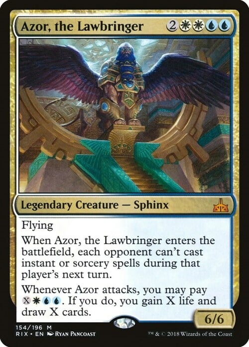 Azor, Dispensatore di Legge Card Front