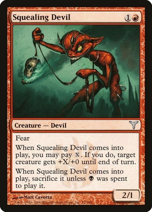 Squealing Devil Card Front