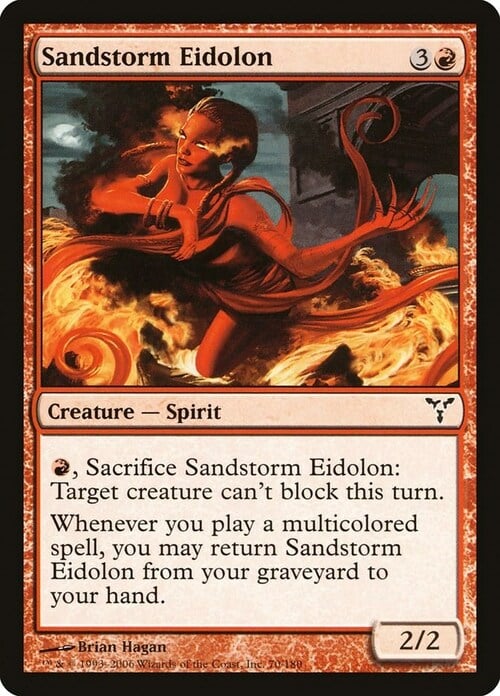 Sandstorm Eidolon Card Front