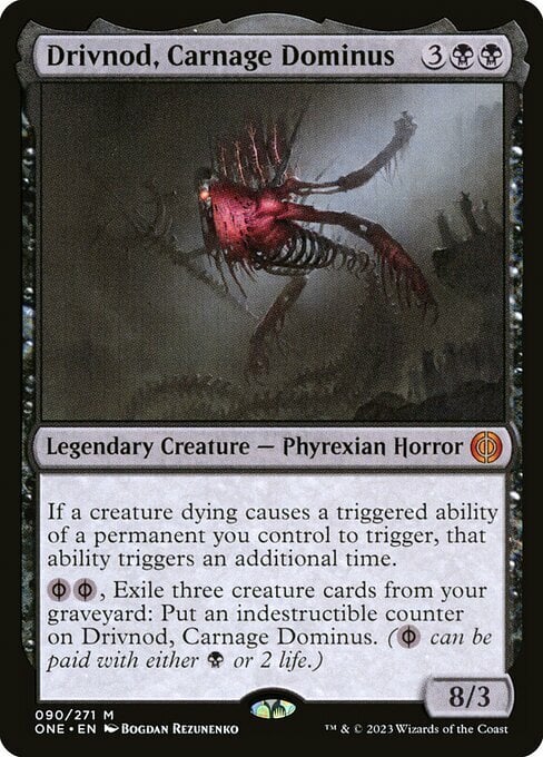 Drivnod, Carnage Dominus Card Front