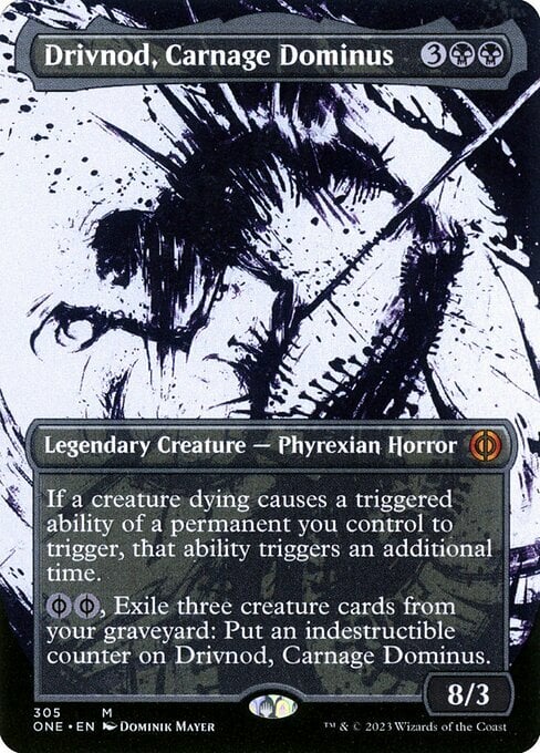 Drivnod, Carnage Dominus Card Front