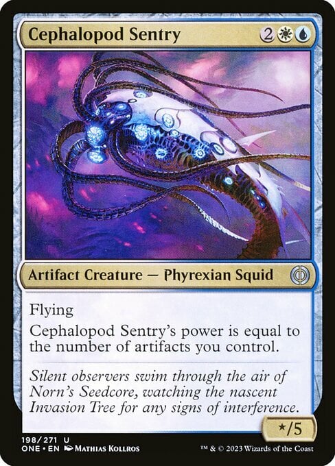 Cephalopod Sentry Card Front