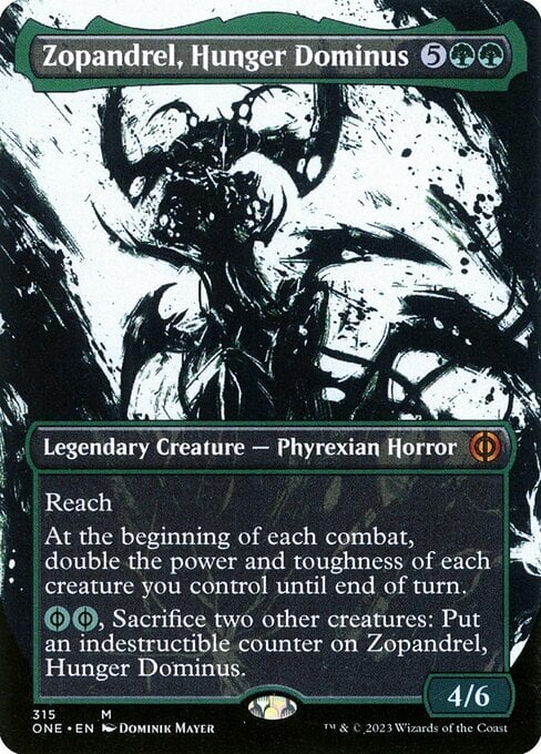 Zopandrel, Hunger Dominus Card Front