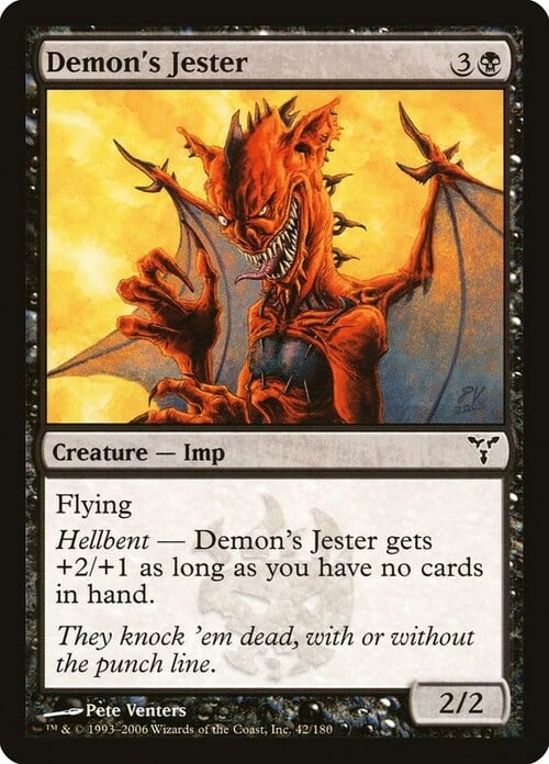 Demon's Jester Card Front