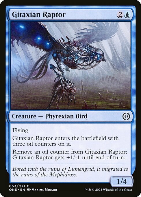 Gitaxian Raptor Card Front