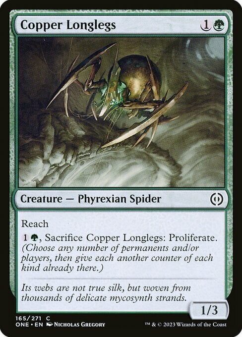 Copper Longlegs Card Front