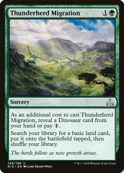 Thunderherd Migration Card Front