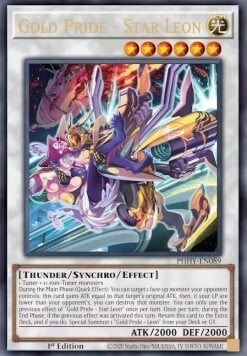 Gold Pride – Star Leon Card Front