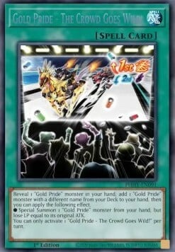 Gold Pride – The Crowd Goes Wild! Card Front