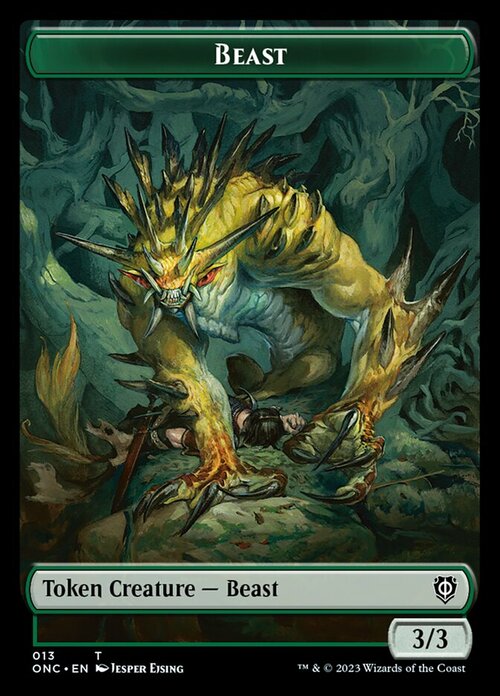 Beast // Poison Counter Card Front