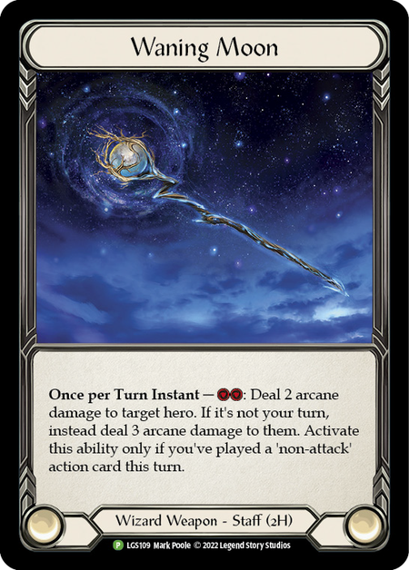 Waning Moon Card Front