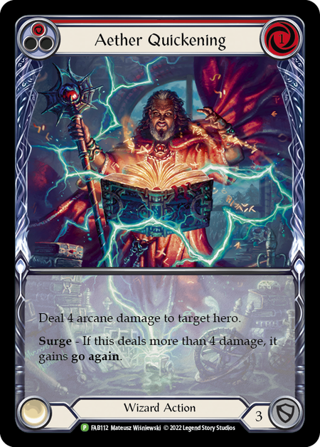 Aether Quickening - Red Card Front