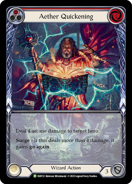 Aether Quickening (Red) Card Front