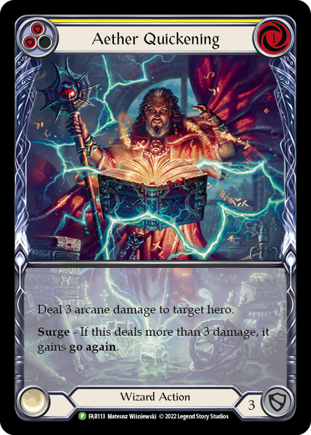 Aether Quickening (Yellow) Card Front