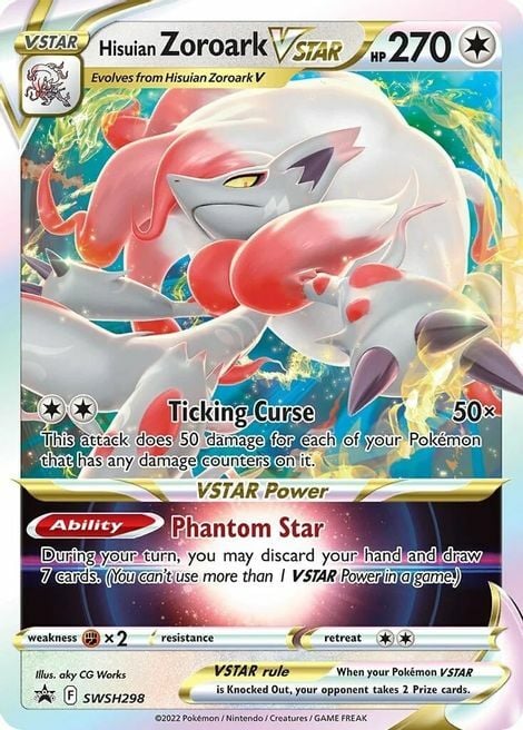 Hisuian Zoroark VSTAR Card Front