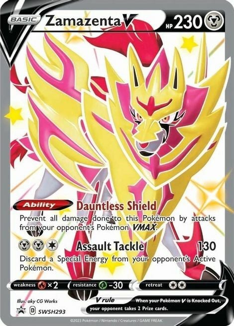 Zamazenta V Card Front