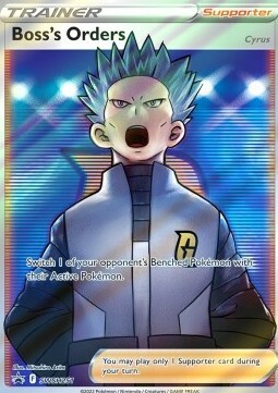 Boss's Orders Card Front