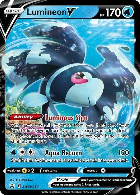 Lumineon V [Luminous Sign | Aqua Return] Card Front