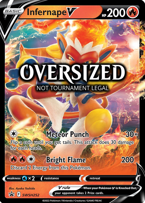 Infernape V [Meteor Punch | Bright Flame] Card Front
