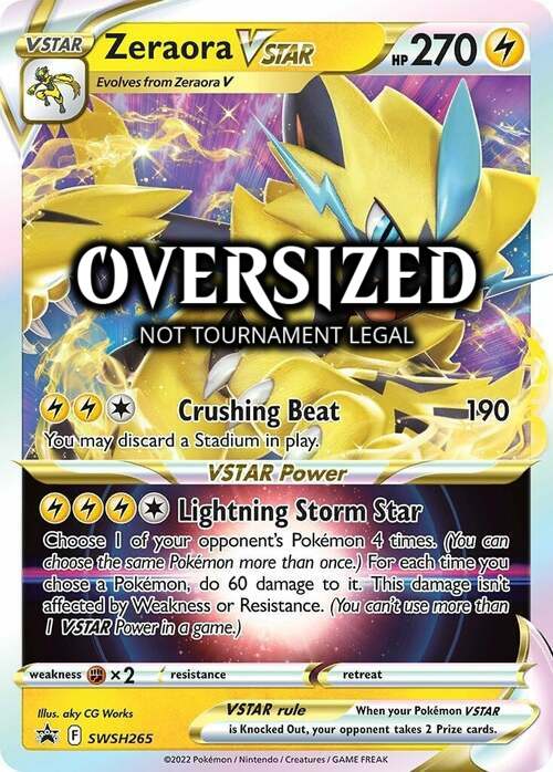 Zeraora VSTAR Card Front