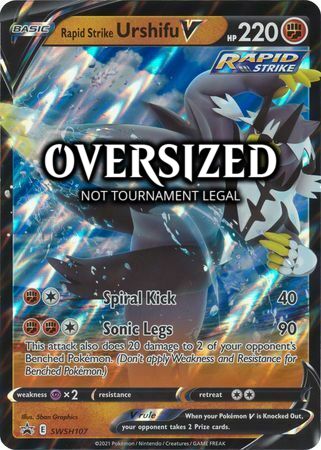 Rapid Strike Urshifu V [Spiral Kick | Sonic Legs] Card Front