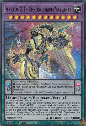 Arktos XII – Chronochasm Vaylantz Card Front