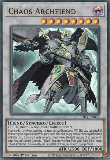 Chaos Archfiend Card Front