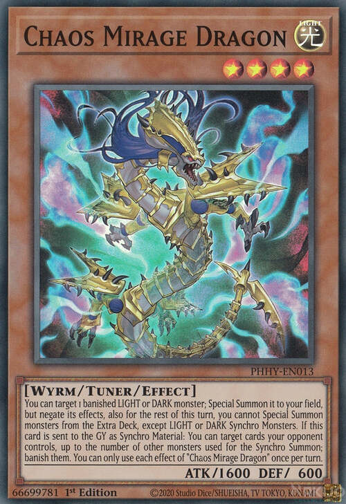 Drago Miraggio del Chaos Card Front