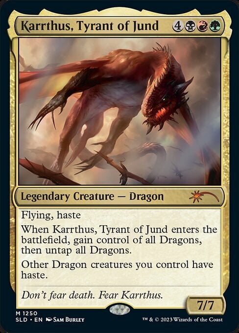 Karrthus, Tyrant of Jund Card Front