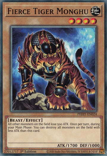 Fierce Tiger Monghu Card Front
