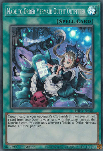 Made to Order Mermaid Outfit Outfitter Card Front