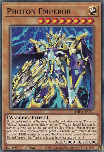 yugioh cards photon Galaxy-Eyes Dragon [PHSW-EN011] Ultra Rare up on your field. Photon Stream of Destruction -