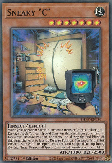 Sneaky “C” Card Front