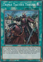Triple Tactics Thrusting · Secret Rare 069sec