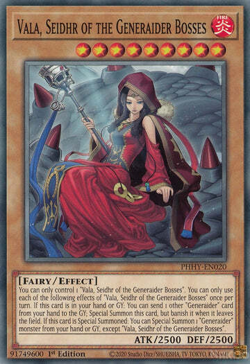 Vala, Seidhr of the Generaider Bosses Card Front
