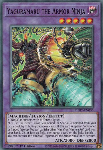 Yaguramaru the Armor Ninja Card Front