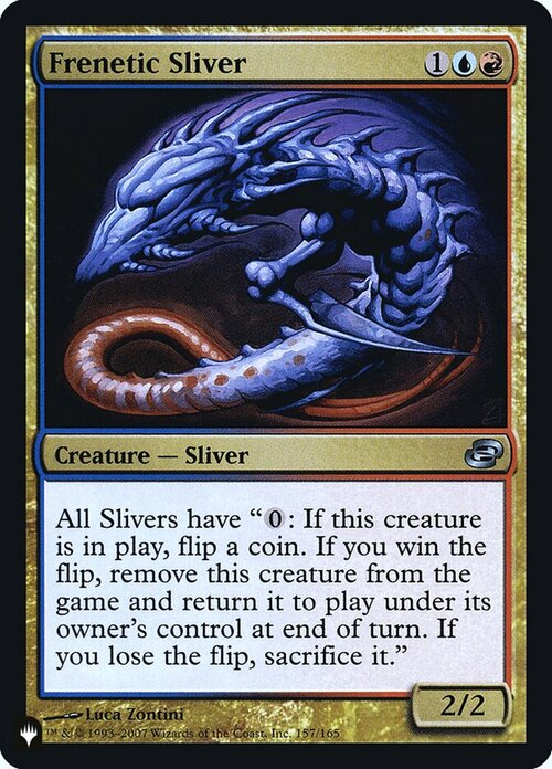 Frenetic Sliver Card Front