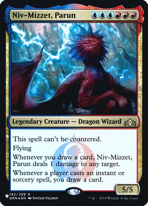 Niv-Mizzet, Parun Card Front